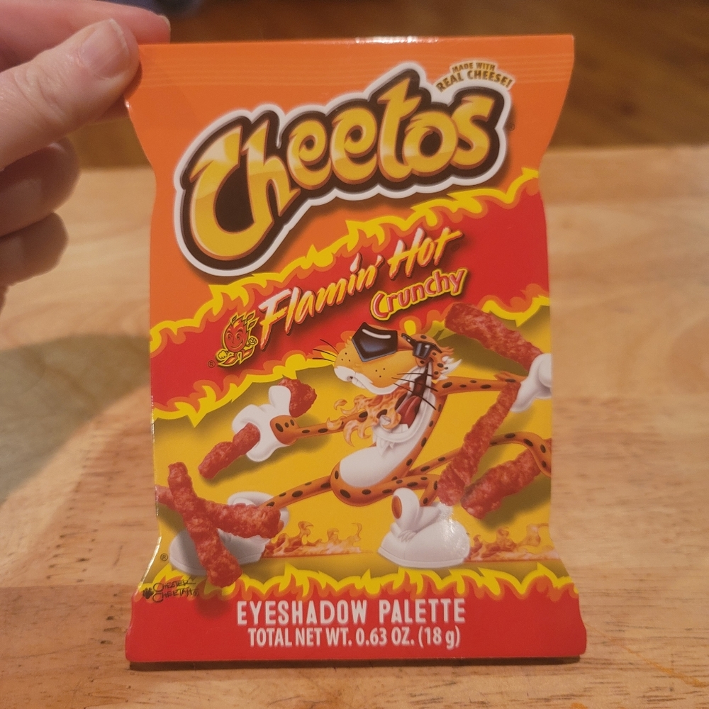 New Taste Beauty x Flamin Hot Cheetos Eyeshadow Palette